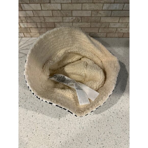 Disney Parks Alice in Wonderland White Rabbit Checkered Bucket Adult Hat - Picture 3 of 3